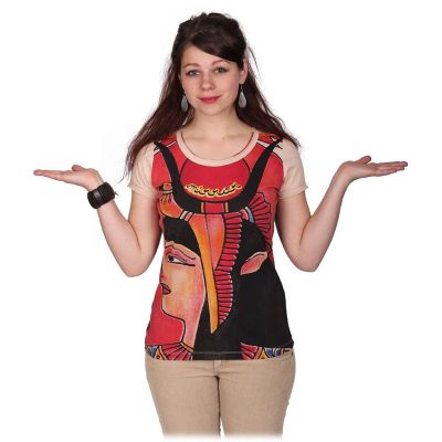 T-shirt manica corta da donna Mirror Cleopatra Beige | S, M, L