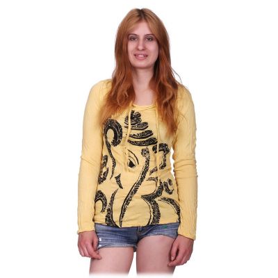 T-shirt con cappuccio da donna Sure Elephant Yellow Thailand