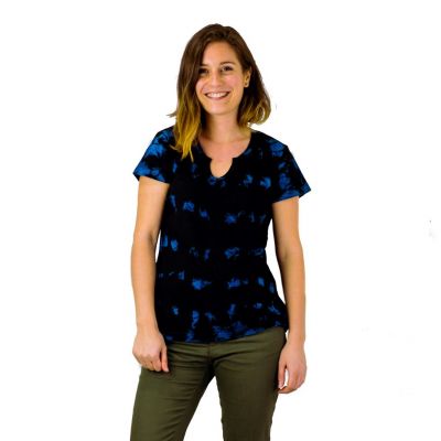 T-shirt da donna con maniche corte Benita Blue | S, M, L, XL