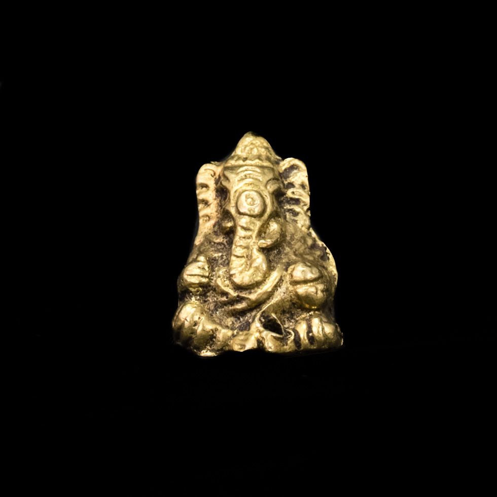 Porta incenso in metallo Ganesh 2 India
