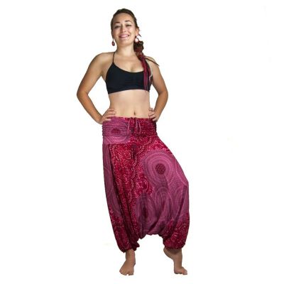 Pantaloni harem Tansanee Mawar | UNISIZE - ULTIMO PEZZO!, L/XL
