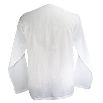 Kurta Abiral White - camicia da uomo con maniche lunghe Thailand
