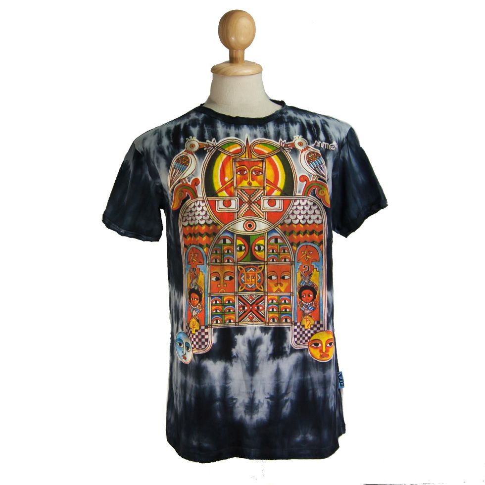 T-shirt da uomo Sure Aztec Day&Night Black Thailand