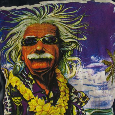 T-shirt da uomo Sure Einstein on Holiday Black Thailand