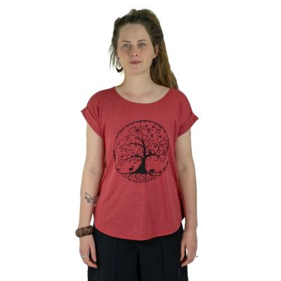 T-shirt da donna con maniche corte Darika Beauty of Wildlife Red | S/M - ULTIMO PEZZO