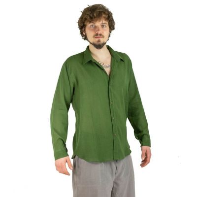 Camicia da uomo con maniche lunghe Tombol Green Thailand