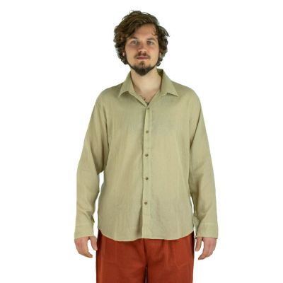 Camicia da uomo con maniche lunghe Tombol Marrone Chiaro | M, L, XL, XXL, XXXL