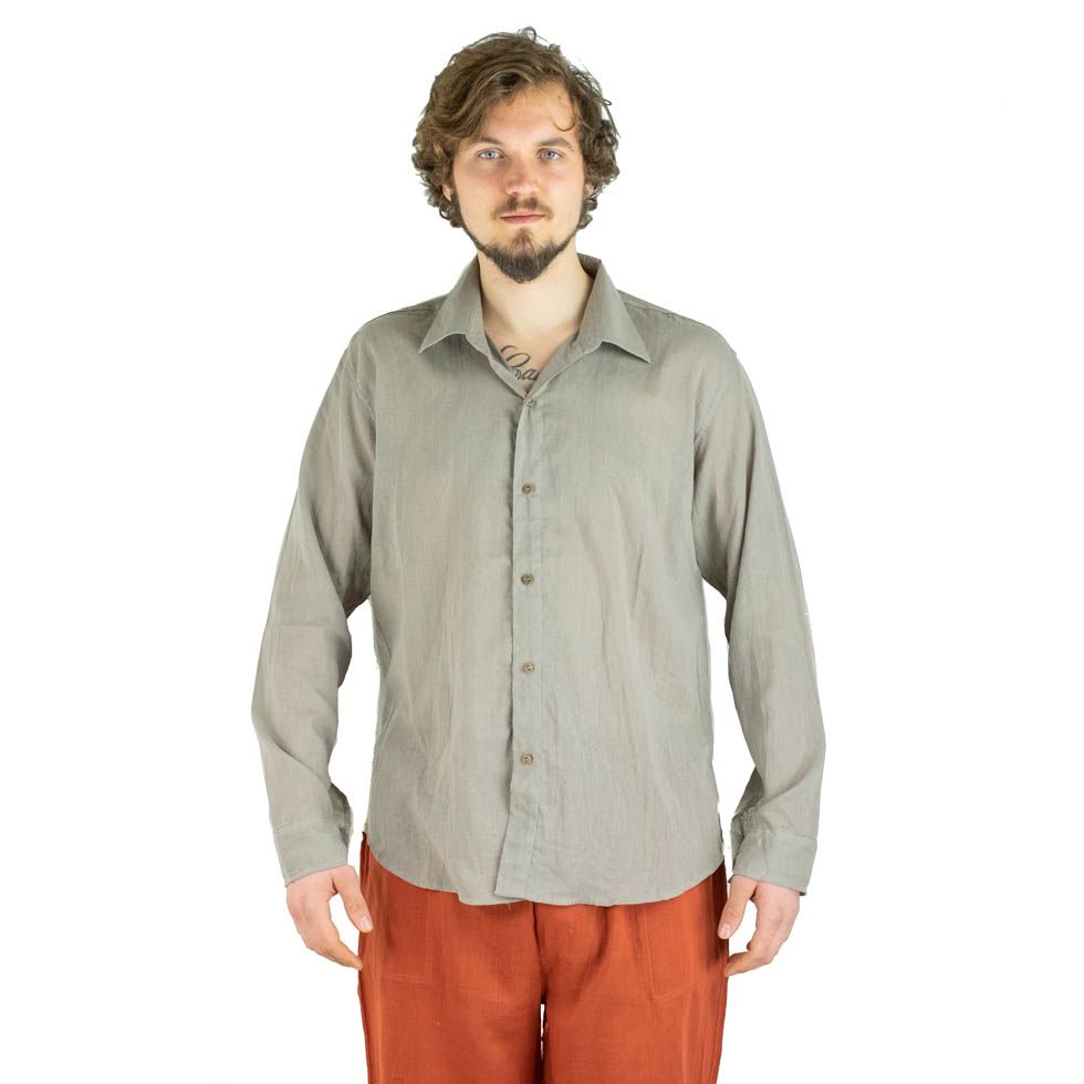 Camicia da uomo con maniche lunghe Tombol Grey Thailand