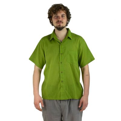 Camicia da uomo a maniche corte Jujur Green | M, L, XL, XXL, XXXL