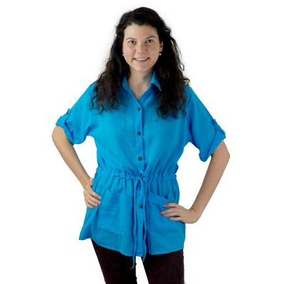 Camicia azzurra da donna Sumalee Cyan