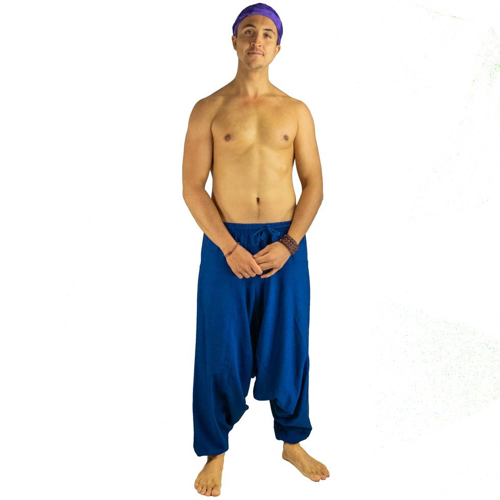 Pantaloni in cotone Alibaba Badak Biru Nepal