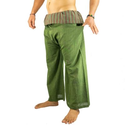 Pantaloni a portafoglio - Pantaloni da pescatore - verdi Nepal