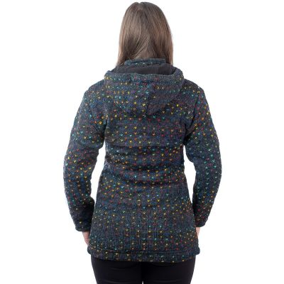 Maglione di lana da donna Rainbow Hearts