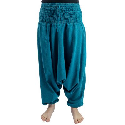 Pantaloni harem blu Pirus Jelas Nepal