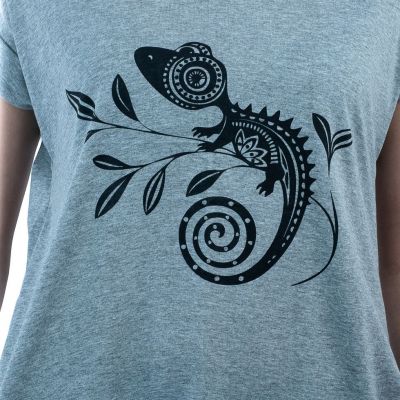 T-shirt donna manica corta Darika Chameleon Grey Thailand