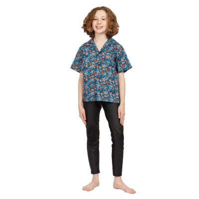 Camicia "hawaiana" per bambini Blue Sea India