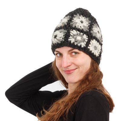 Cappello di lana all'uncinetto Jendela Damak