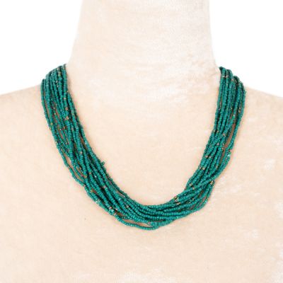 Collana di perline Faraja Turquoise