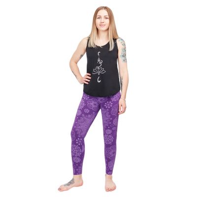 Leggings stampati Mandala Purple | S/M, L/XL