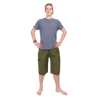 Pantaloncini da uomo in cotone Lugas Hijau | S, M, L, XL, XXL, XXXL