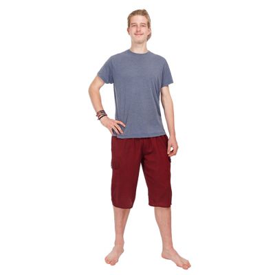 Pantaloncini da uomo in cotone Lugas Merun | S, M, L, XL, XXL
