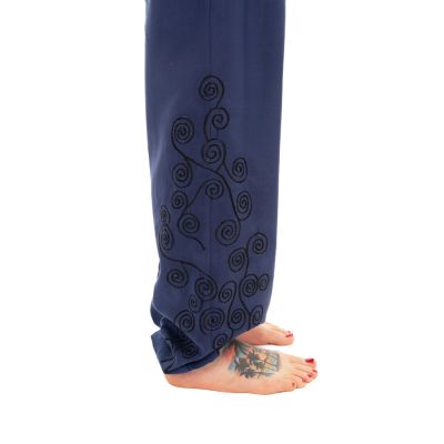 Pantaloni lunghi harem Sulaman Biru Nepal