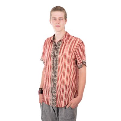 Camicia etno indiana da uomo Kabir Merun | S, M, L, XL, XXL