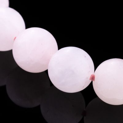 Bracciale con perline di Quarzo rosa Thailand