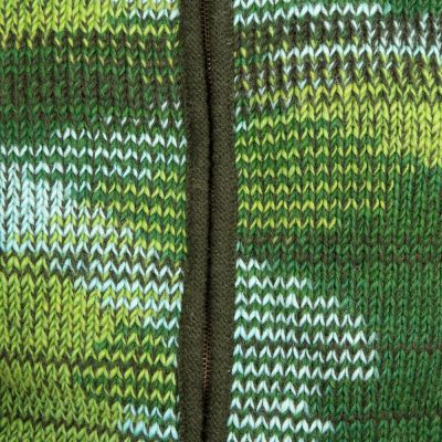 Maglione di lana Shades of Green Nepal