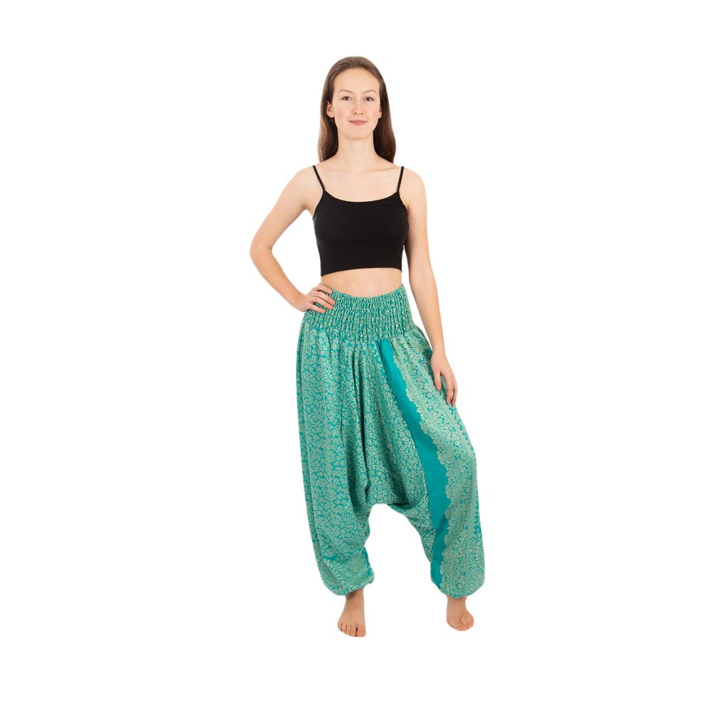 Pantaloni turchi in acrilico caldo Damini Aqua India