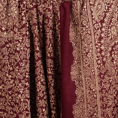 Pantaloni turchi in acrilico caldo Damini Burgundy India