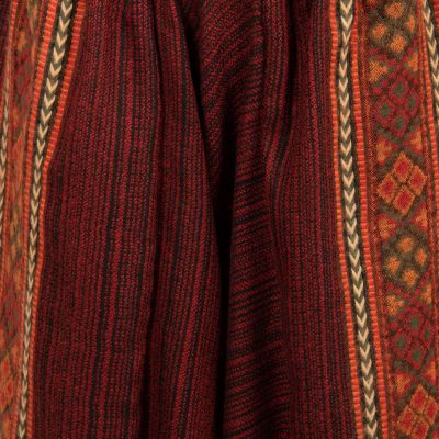 Pantaloni turchi in acrilico caldo Kangee Burgundy India