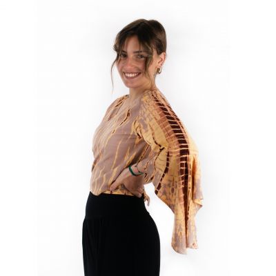 Canotta bolero batik Amalia Greyish-Brown Thailand