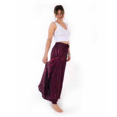 Pantaloni a portafoglio batik Bayani Magenta Thailand