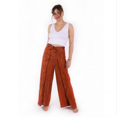 Pantaloni a portafoglio batik Bayani Orange Thailand