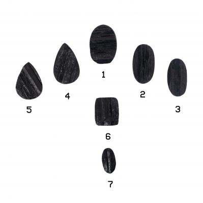 Pietra semipreziosa tagliata - Tormalina | 1, 2, 3, 4, 5, 6, 7