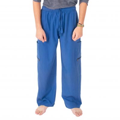 Pantaloni blu da uomo in cotone Taral Blue | S/M, L/XL, XXL