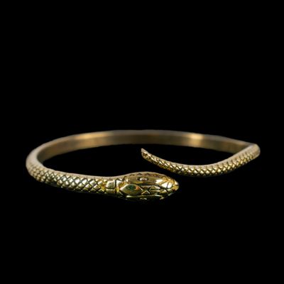 Bracciale etno in ottone a forma di serpente Snake 3