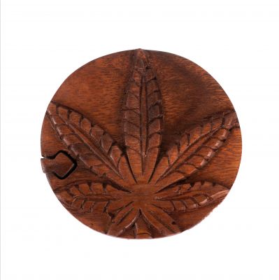 Portagioie puzzle in legno Cannabis