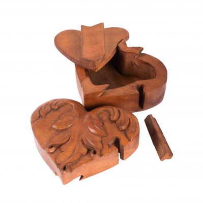 Portagioie puzzle in legno Il cuore Indonesia