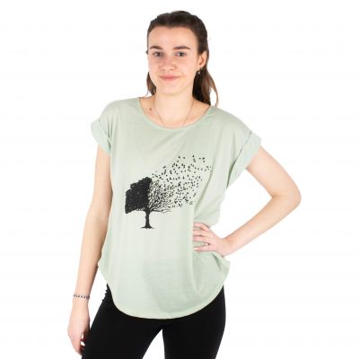 T-shirt donna manica corta Darika Tree Dandelion Pistachio Green | S/M