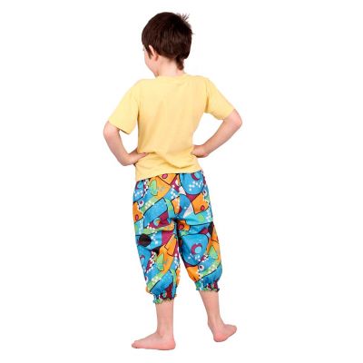 Pantaloni harem in cotone per bambini Paradise Maze