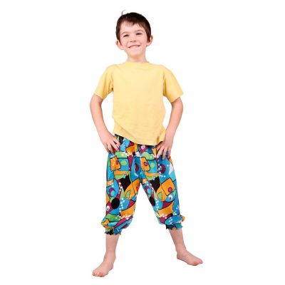 Pantaloni harem in cotone per bambini Paradise Maze