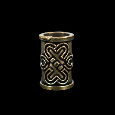 Perlina in metallo per dreadlocks Celtic Knot 1