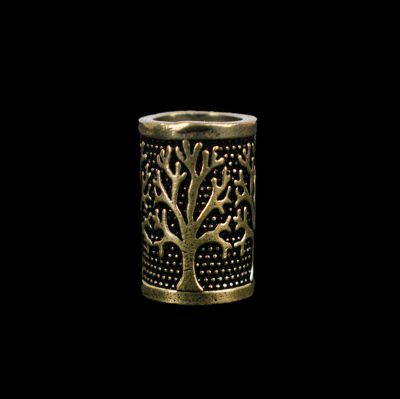 Perlina in metallo per dreadlocks Trees 1 India