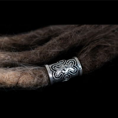 Perlina in metallo per dreadlocks Celtic Knot 2 India