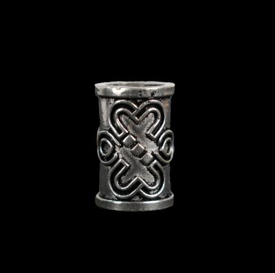 Perlina in metallo per dreadlocks Celtic Knot 2