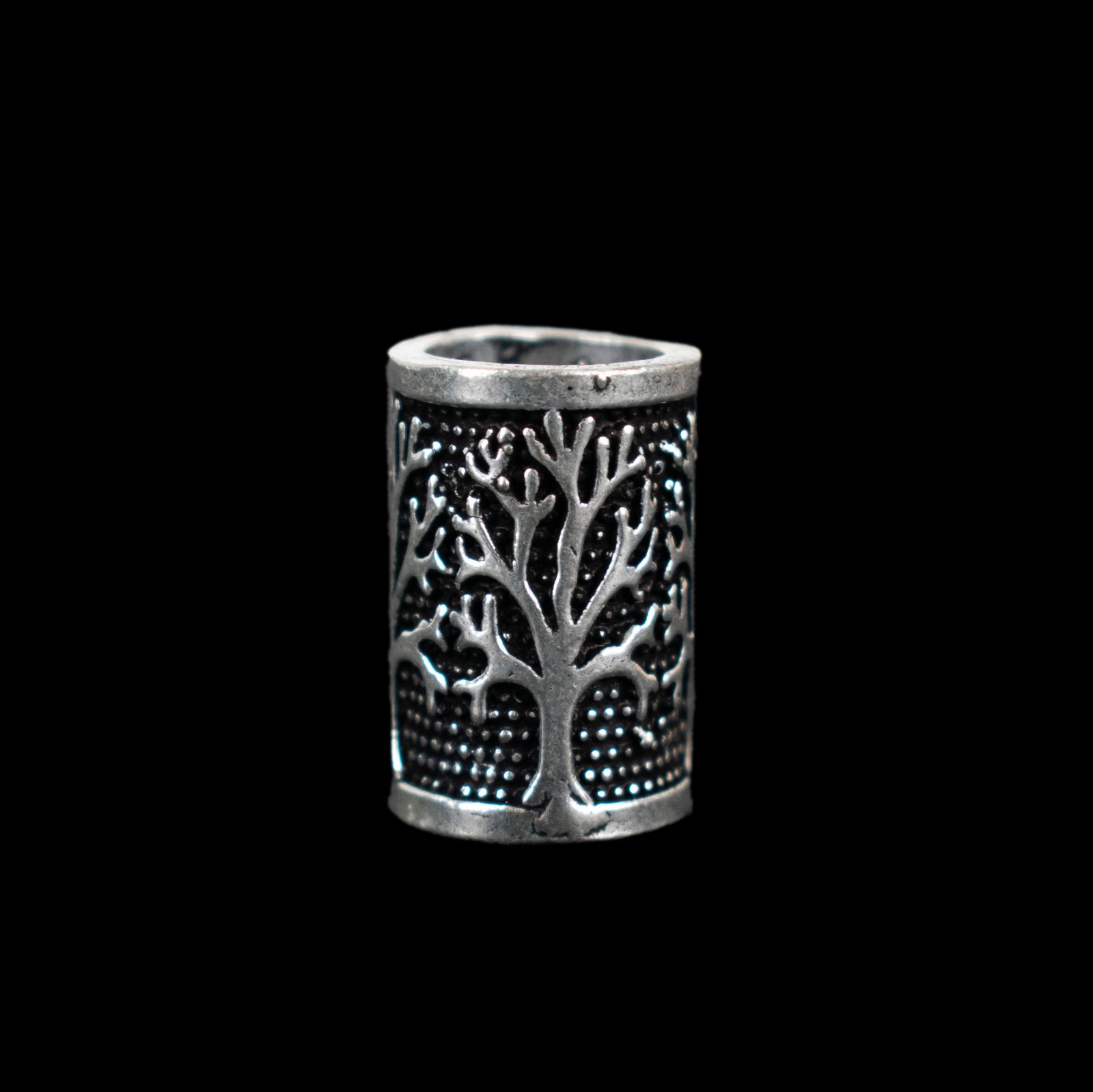 Perlina in metallo per dreadlocks Trees 2 India