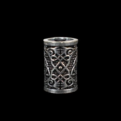 Perlina in metallo per dreadlocks Triquetra 2 India