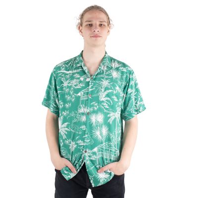 Camicia "hawaiana" da uomo Lihau Beach House | M, L, XL, XXL, XXXL